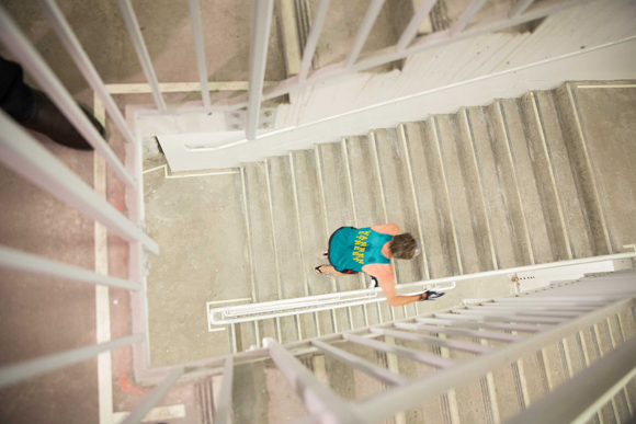 Hundreds Gather for the First-Ever Stair Climb at 4 World Trade Center