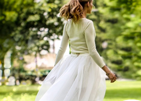 Olivia Palermo Is a Chic Bride in Shorts
