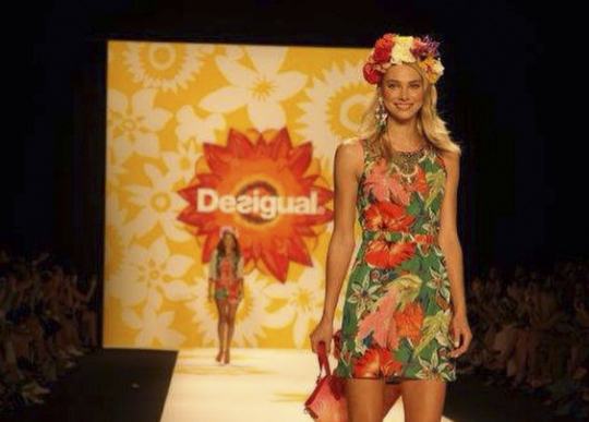 Adriana Lima debuts Desigual at New York Fashion Week