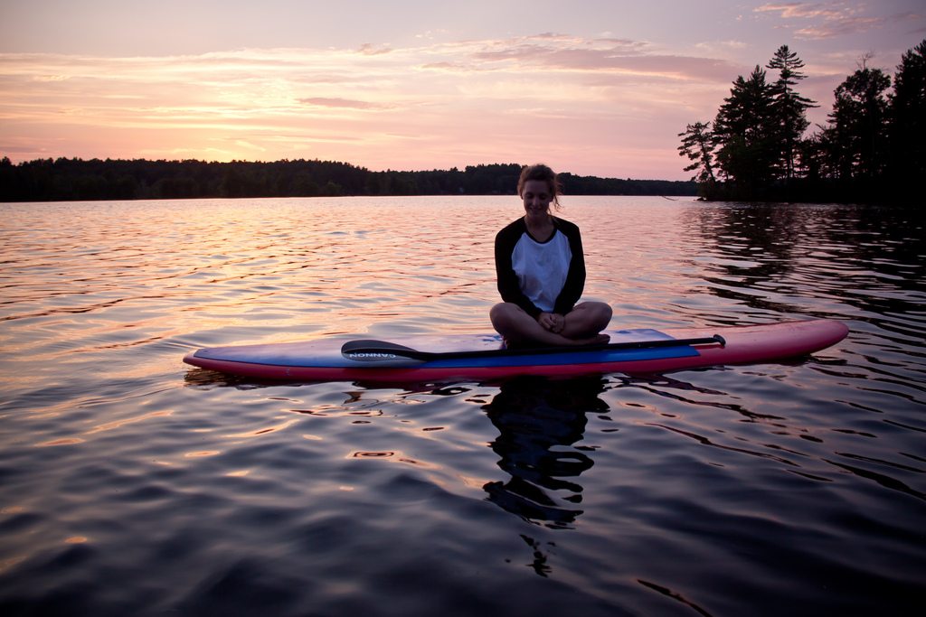 Paddleboard Yoga Is Balance Training At Its Finest!