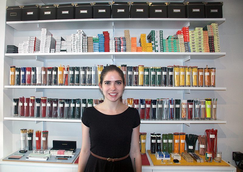 The Pencil Queen Has Landed Downtown