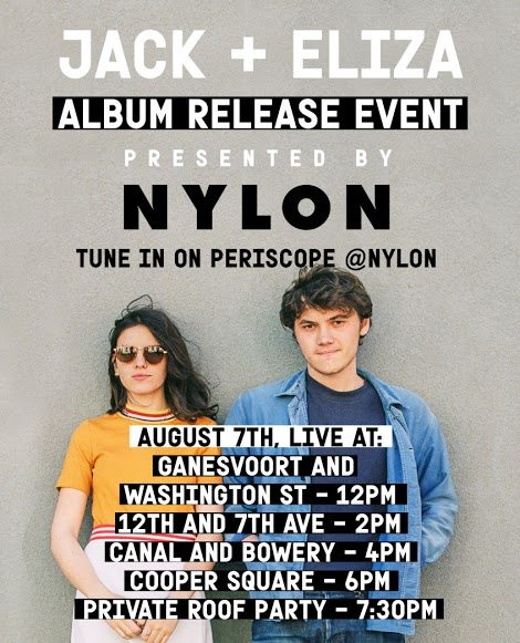Jack + Eliza Album Release Event TODAY