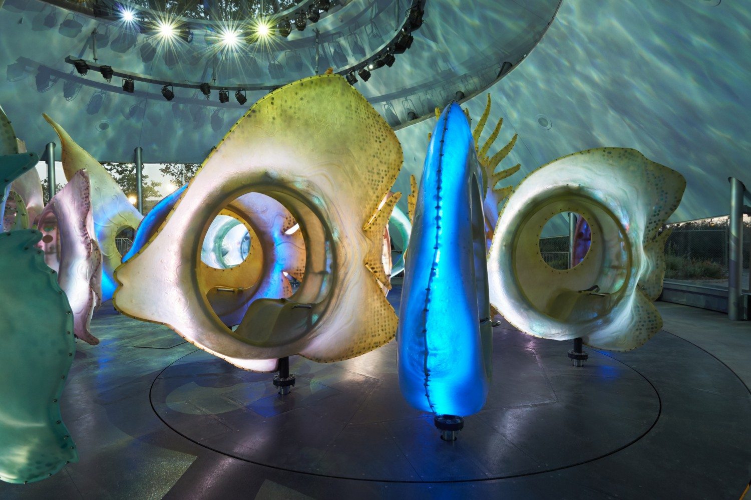SeaGlass Carousel Brings Aquatic Experience to The Battery