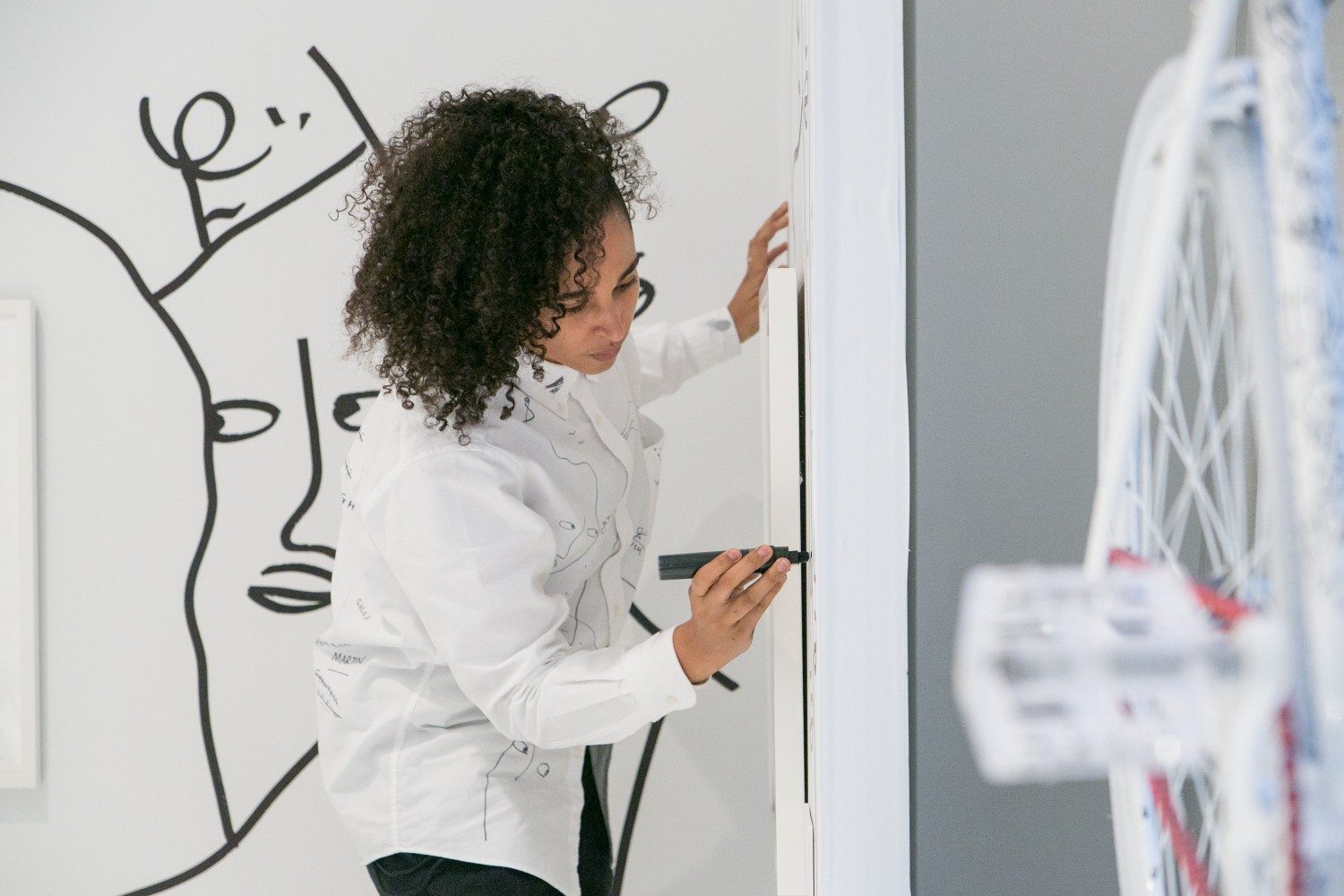 Shantell Martin’s Interactive Art Featured at Affordable Art Fair