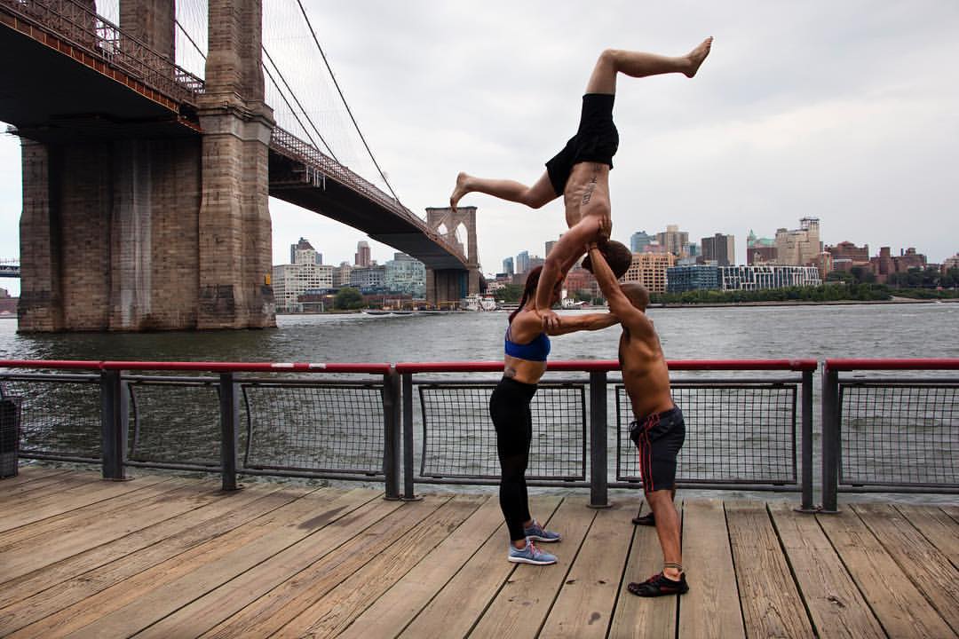 Whether You’re a “Bird” or a “Base,” Acro Yoga Has Room in its Community of Thousands in Lower Manhattan