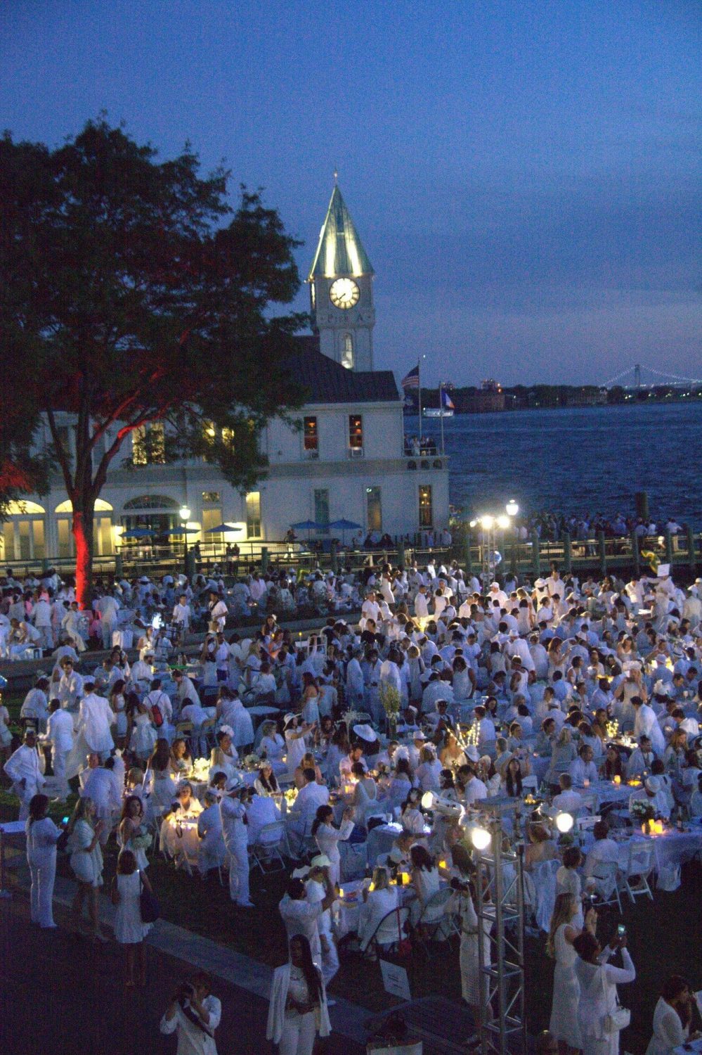 Chef Todd English, Battery Park City Authority’s Shari C. Hyman & others on Le Dîner en Blanc’s 2016 New York Event