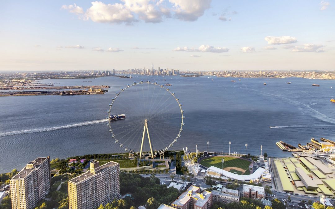 Waiting For The New York Wheel To Start Spinning