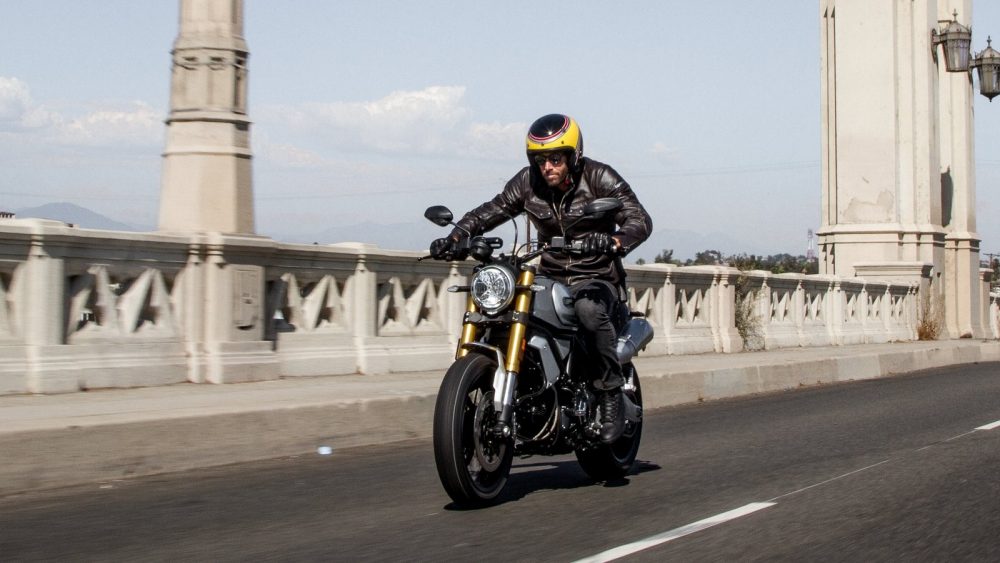 Ducati Scrambler 1100 Action Shot