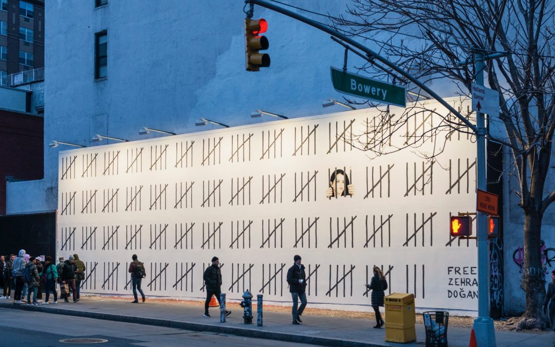 Banksy Comes to the Famous Houston Bowery Wall