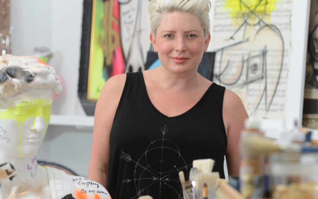 Breaking In with NYC’s Breakout Artist Michelle Fazaeli