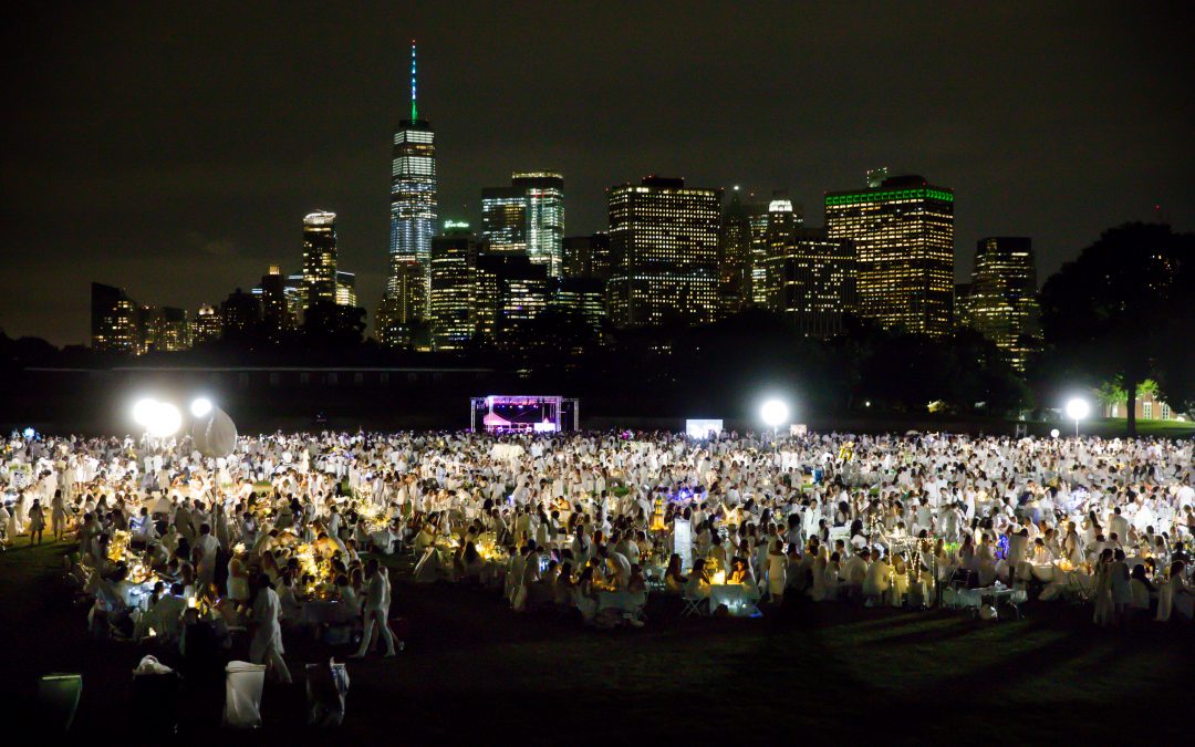 Diner en Blanc takes over Governors Island