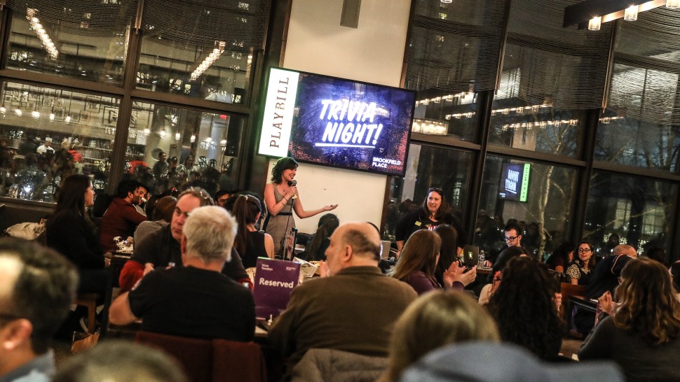 Brookfield Place and Playbill Team Up for Trivia Tuesday