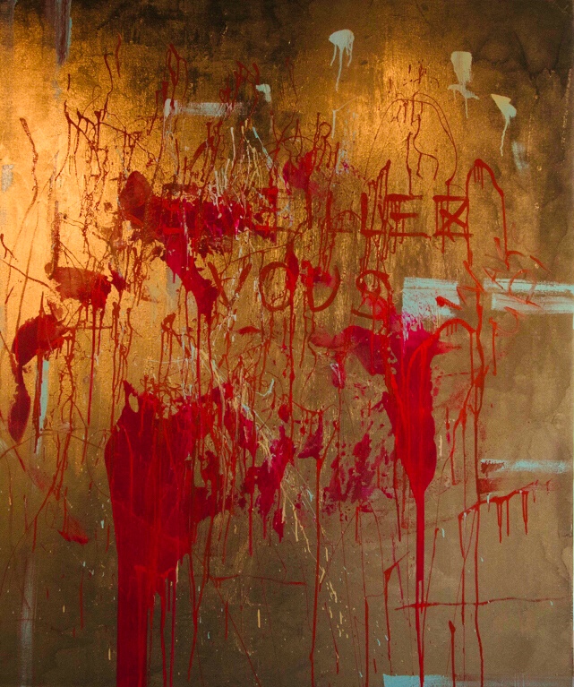 Artwork created by Pierre Fraiture, and Nikolai Fraiture of The Strokes, to benefit Luv Michael Foundation for Autism.