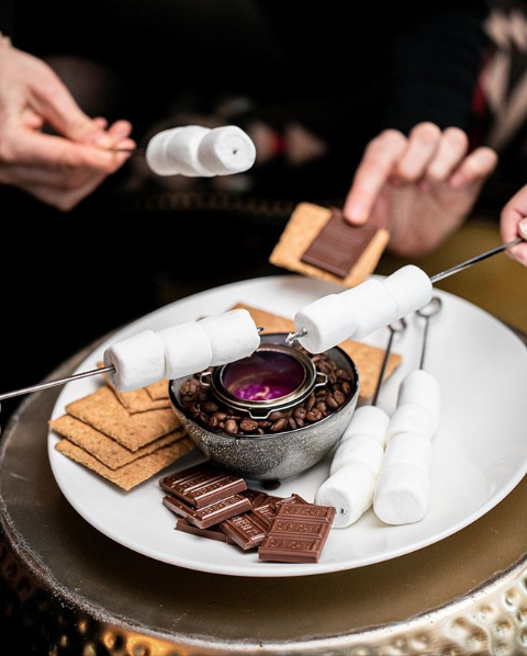 Mondrian Alpine Terrace is a cozy spot for the season