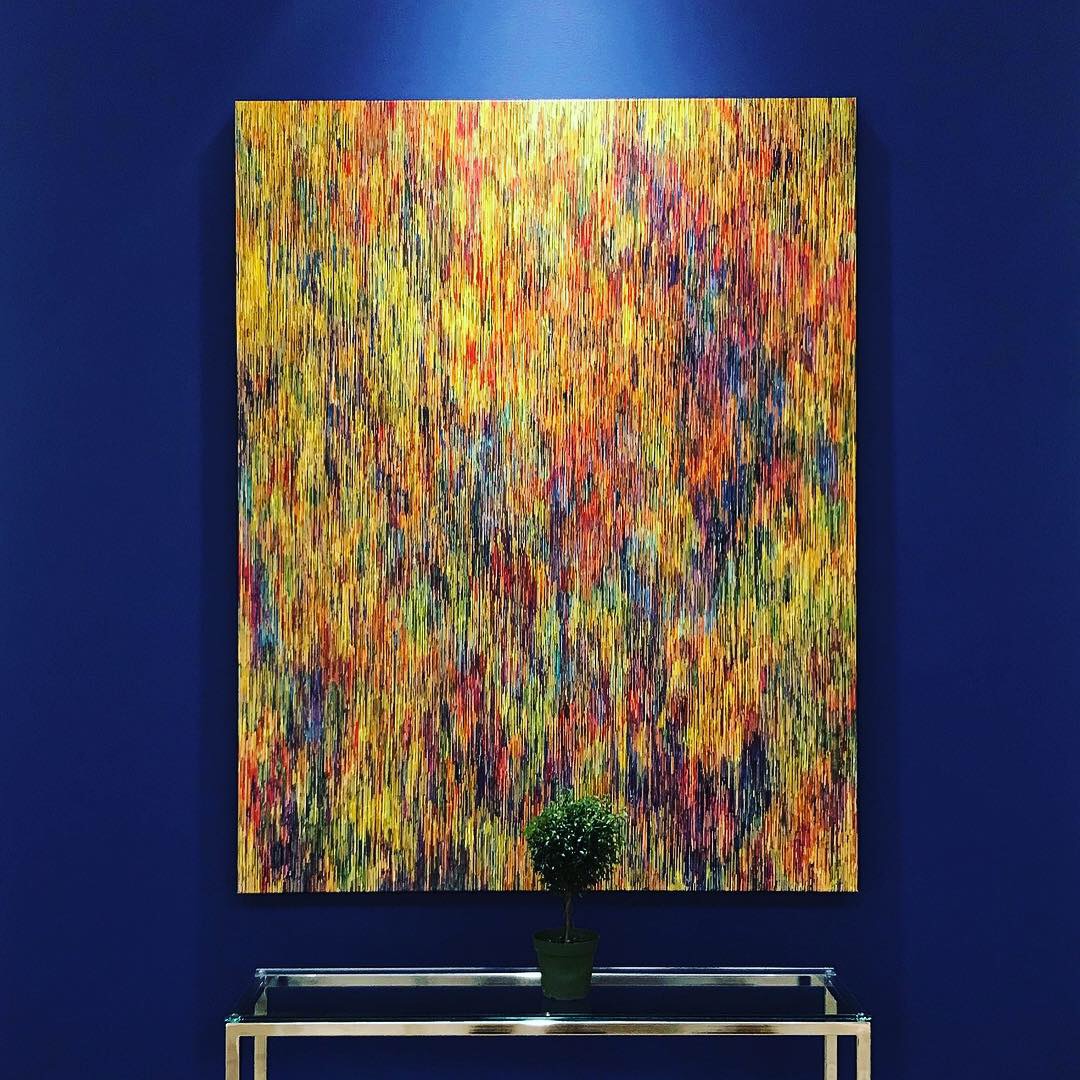 Custom color by Martin Kesselman, for Michele Mariaud Gallery at the Affordable Art Fair