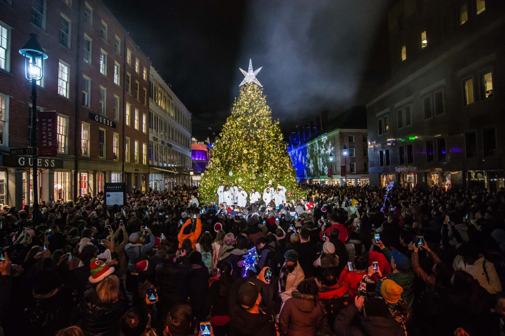 South Street Seaport Tree Lighting